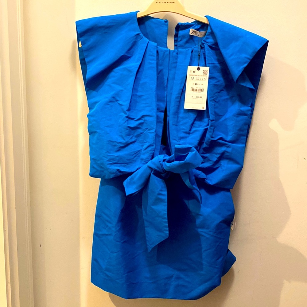 Flattering Zara bright mini dress
